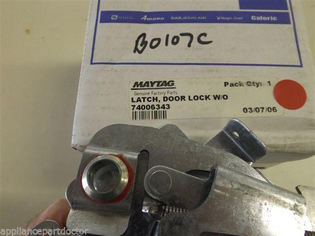 Maytag Magic Chef Stove 74006343 Latch, Door NEW IN BOX Maytag Magic Chef Stove 74006343 Latch, Door NEW IN BOX